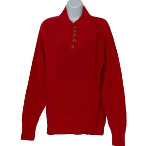 Brigade Quartermasters Sweater Mens L Red USAF Military